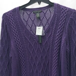Preswick & Moore Purple V-Neck Sweater